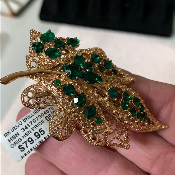 DECO BRILLIANT LEAF RING - Picture 5 of 8